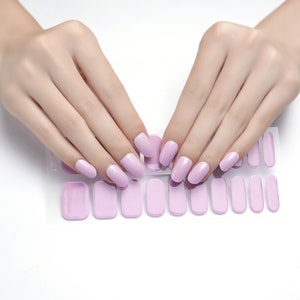 Semi-Cured UV Gel Nail Wraps, UV Gel Nail Strips, Nail Stickers, Nail Art, Nail Decals, Gift Ideas, Gift for her (20pcs)