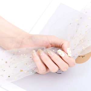 Semi-Cured UV Gel Nail Wraps, UV Gel Nail Strips, Nail Stickers, Nail Art, Nail Decals, Gift Ideas, Gift for her (20pcs)