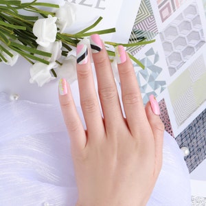 Semi-Cured UV Gel Nail Wraps, UV Gel Nail Strips, Nail Stickers, Nail Art, Nail Decals, Gift Ideas, Gift for her/Gift for him (20pcs)