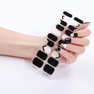 Semi-Cured UV Gel Nail Wraps, UV Gel Nail Strips, Nail Stickers, Nail Art, Nail Decals, Gift Ideas, Gift for her (20pcs)