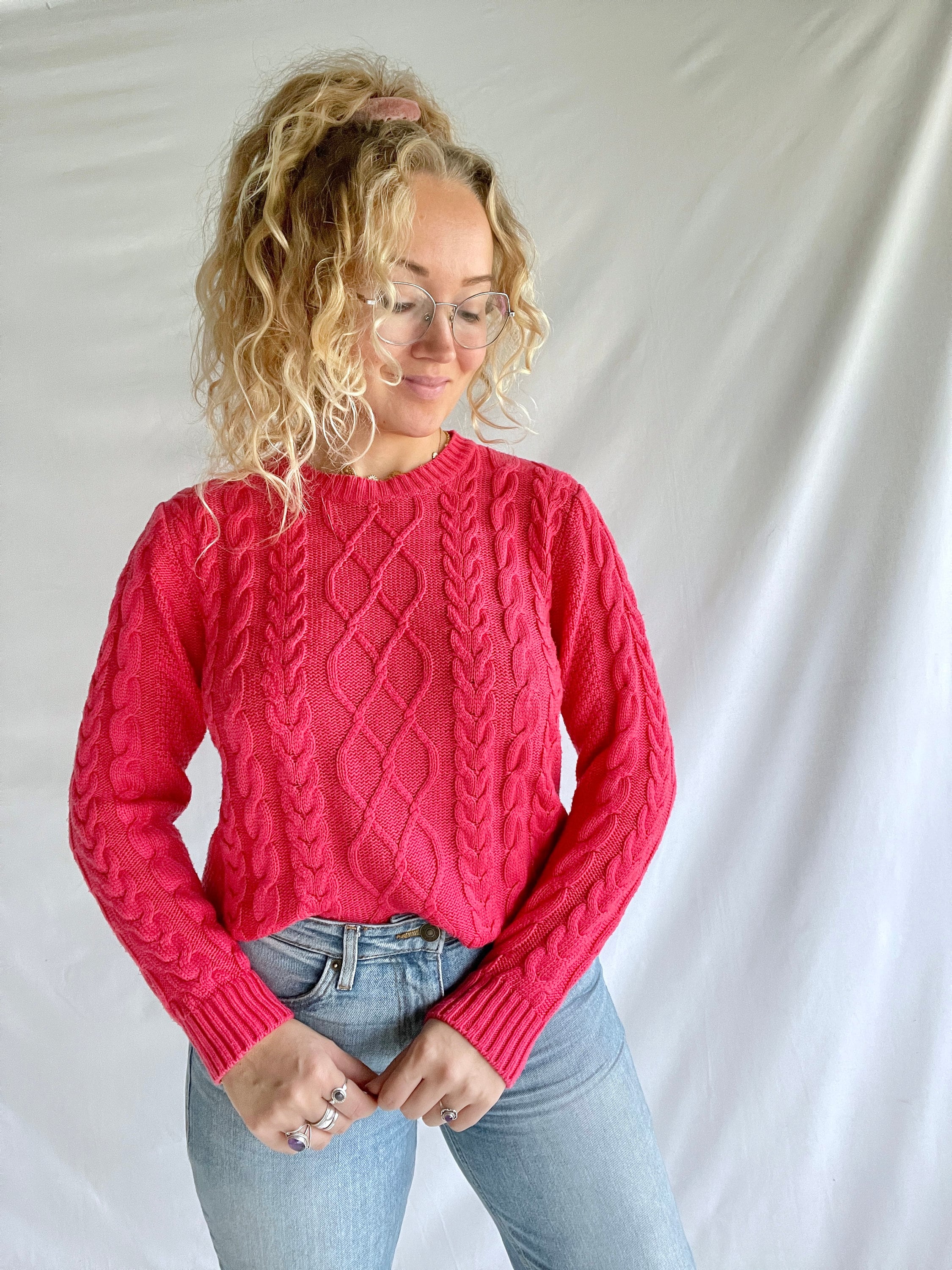 Vintage Knit Size M L Acrylic Not Itchy Etsy