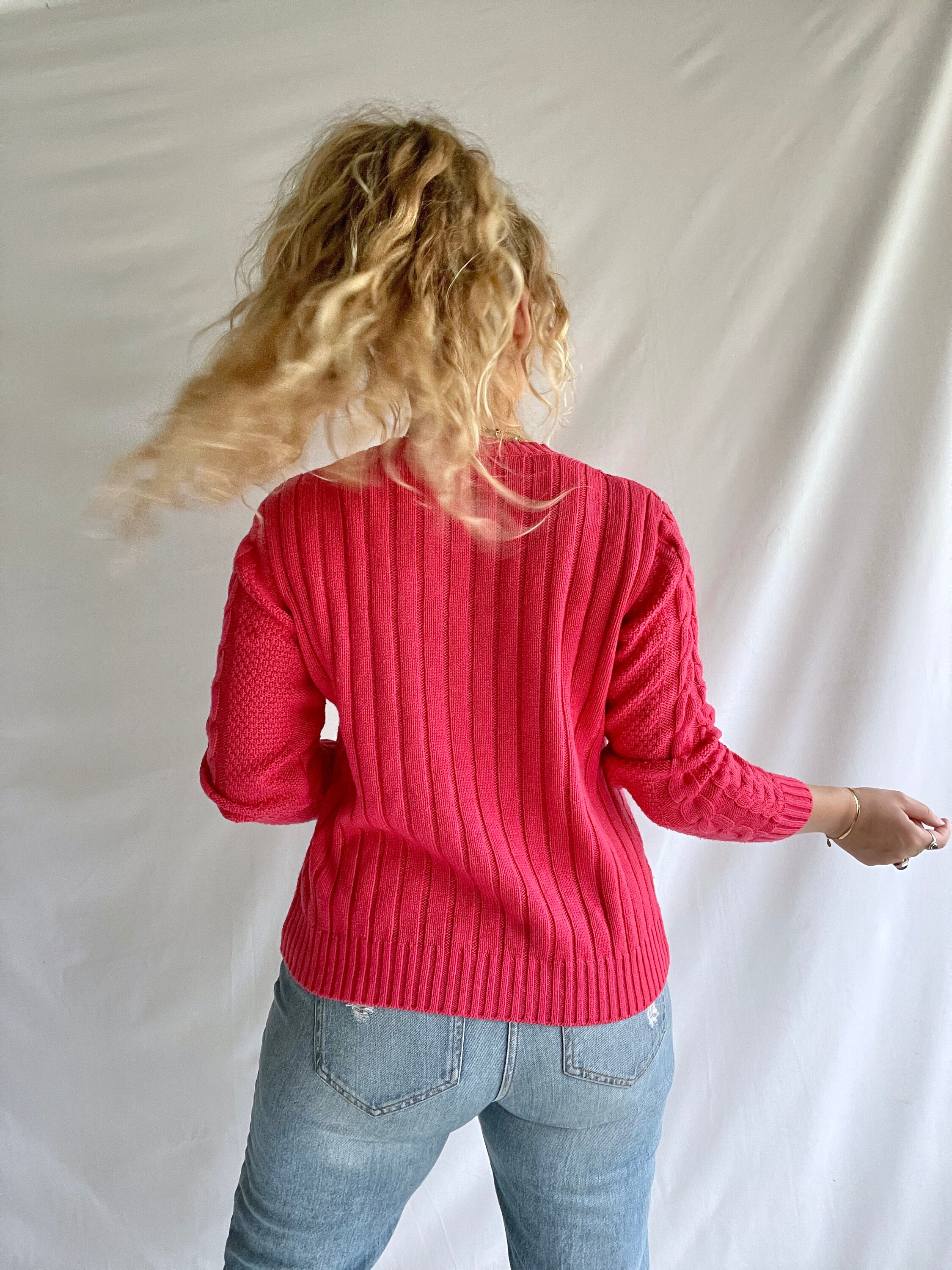 Vintage Knit Size M/L Acrylic Not Itchy Etsy