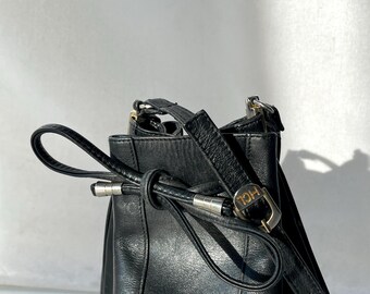 バッグ old gap leather boston bag 00s 90s k8.0 KENSINGTON BOSTON DR Black Bowling Bag by KURT GEIGER LONDON