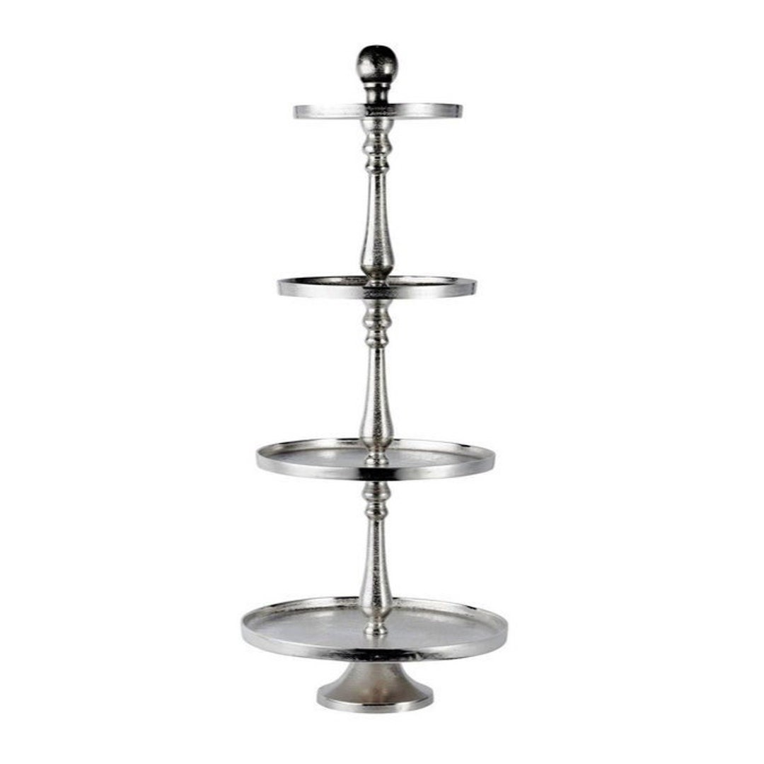 Beliani - ANGKOR - Decoratieve schaal - Zilver - Aluminium kopen? Shop bij