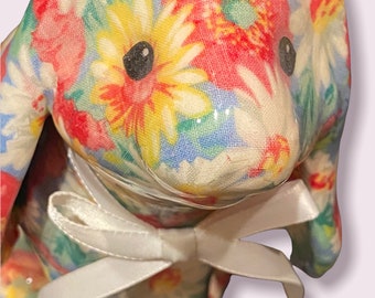 Porcelain Patchwork by Joan Baker: Decoupage, Patchwork Fabric Porcelain Bunny