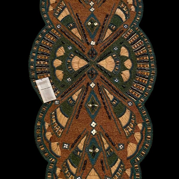 Kim Seybert Beaded Table Runner Etsy
