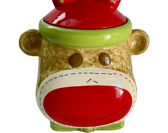 Monkey Cookie Jar - Etsy
