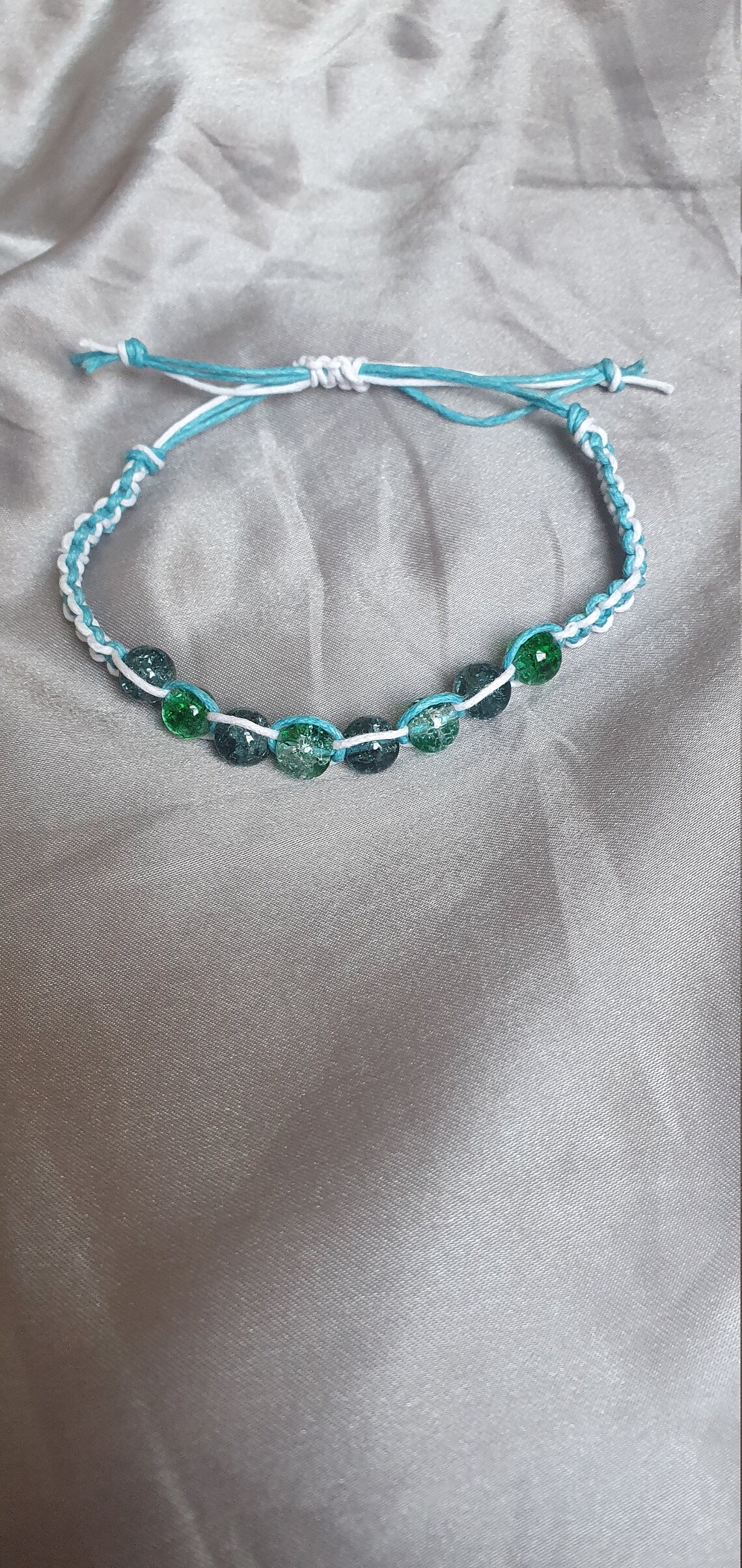 Wax thread bracelet Etsy