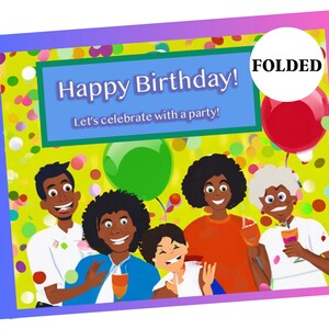 Illustrer une fête d'anniversaire, une carte de voeux, une carte de joyeux anniversaire de ou pour des collègues de bureau, un cadeau unique