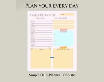 Productivity Planner: Achieve Your Goals with a Weekly and Daily Planner| Minimalist Weekly and Daily Planner