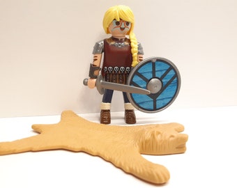 Playmobil Lagertha Viking personnalisé #2 - TOP RAR comme NEUF