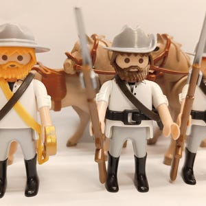 Playmobil color US cavalleria nordisti unione RARO Playmobil color US cavalleria nordisti unione RARO