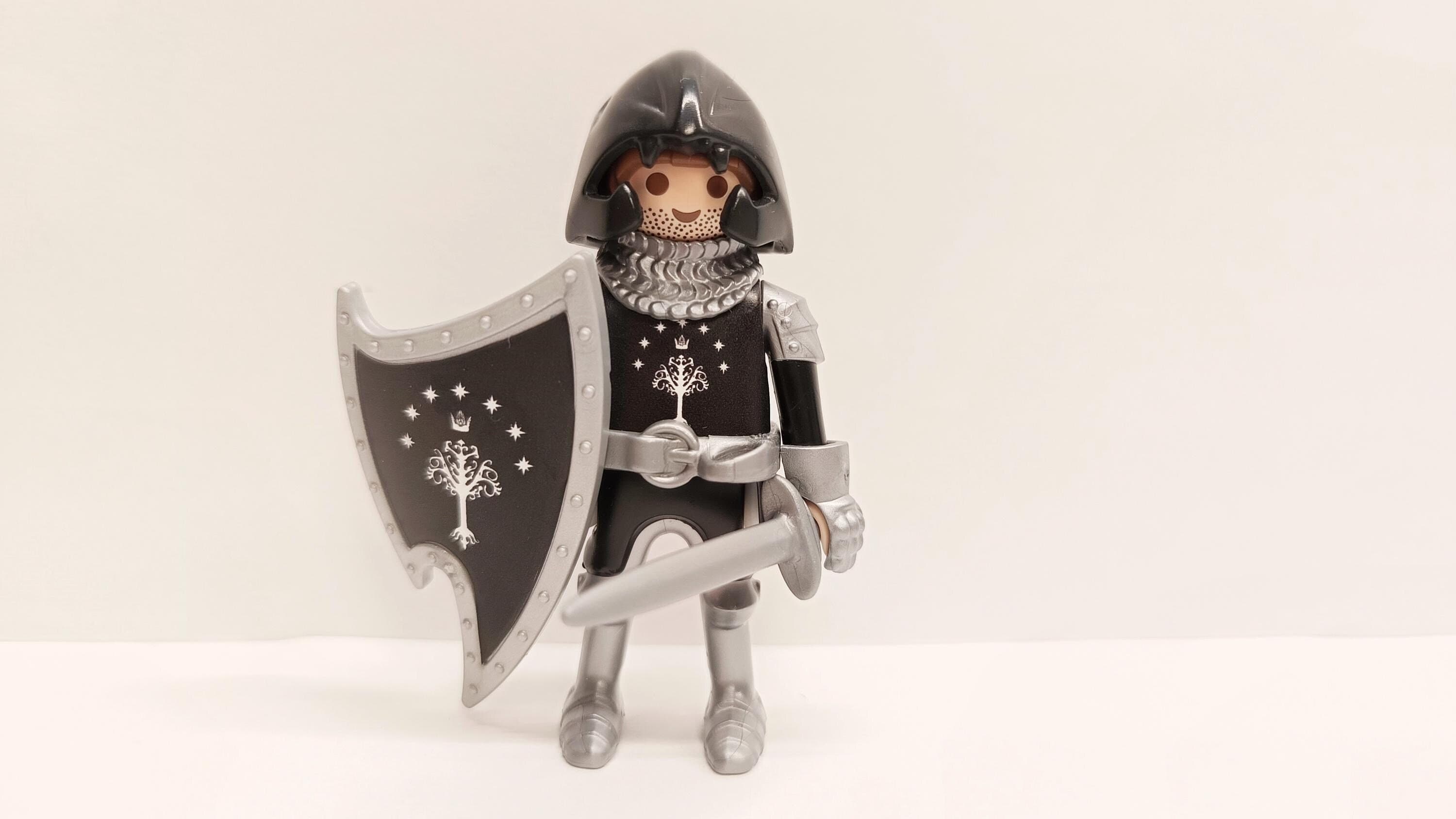 Playmobil LOTR El Senor de los Anillos Caballero de Gondor Rar Top Etsy Espana
