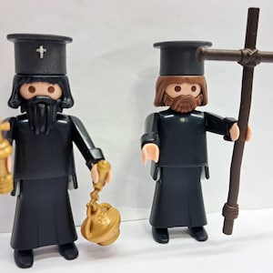 カスタム プレイモービル ギリシャ正教会の司祭 2体セット - RAR トップ