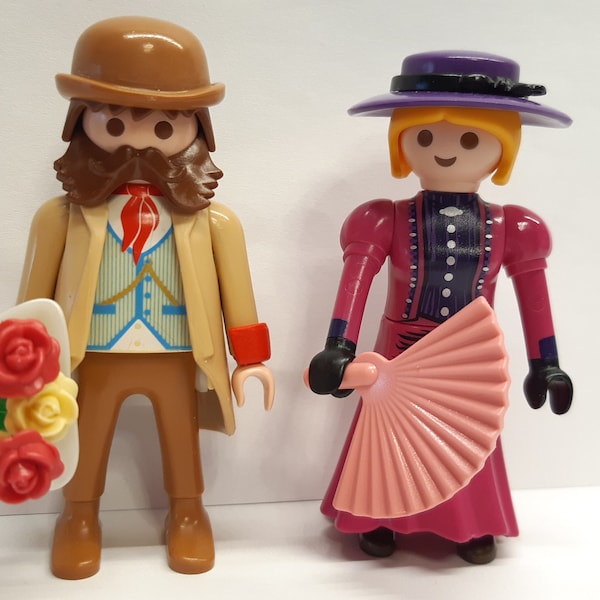 Playmobil Custom Puppenhaus Dollhouse - Western couple #1