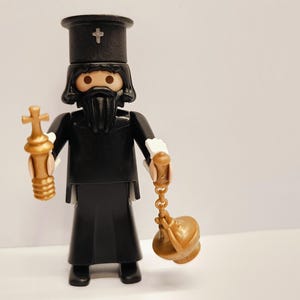 Custom Playmobil Greek Orthodox Priest #3 - Rar Top