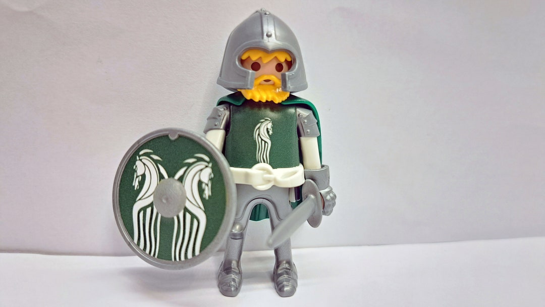 Playmobil LOTR Lord of the Rings Rider of Rohan 3 Rar Top Etsy