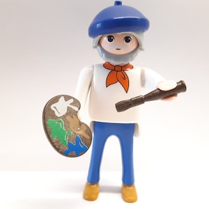 Playmobil Custom Puppenhaus Dollhouse Artist Figure like New Rar Top