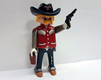 Figurine western personnalisée PLAYMOBIL RAR-TOP #1 - Sam Elliott - 1883