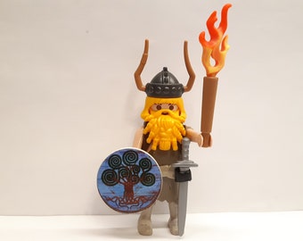 Playmobil Custom Viking #15 - Rar TOP como NUEVO