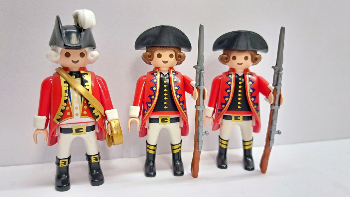3x Playmobil Custom British Soldiers Redcoat RAR TOP Etsy 3x-playmobil-custom-british-soldiers-redcoat-rar-top-etsy