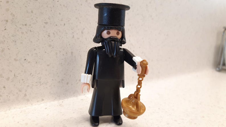 Custom Playmobil Greek Orthodox Priest - Rar Top image 2