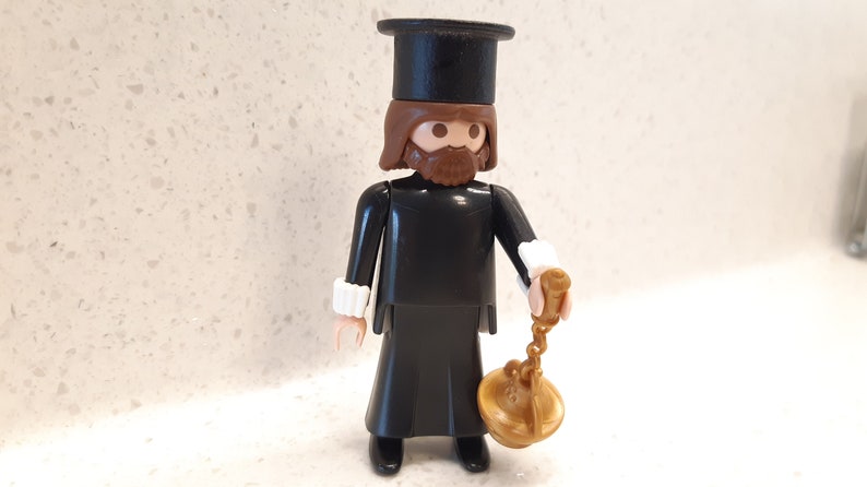 Custom Playmobil Greek Orthodox Priest Rar Top image 2