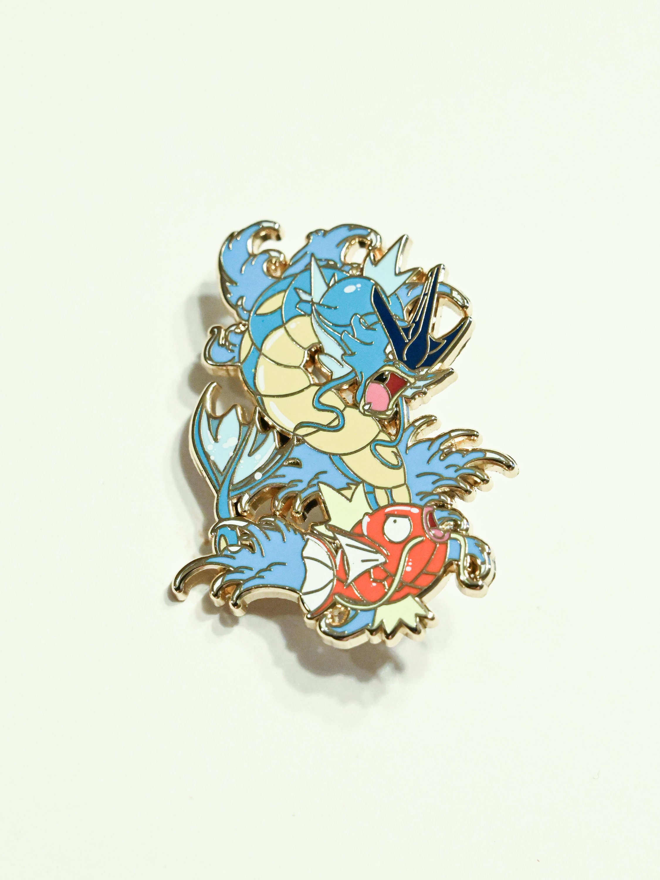 Gyarados and Magikarp Enamel Pin | Etsy