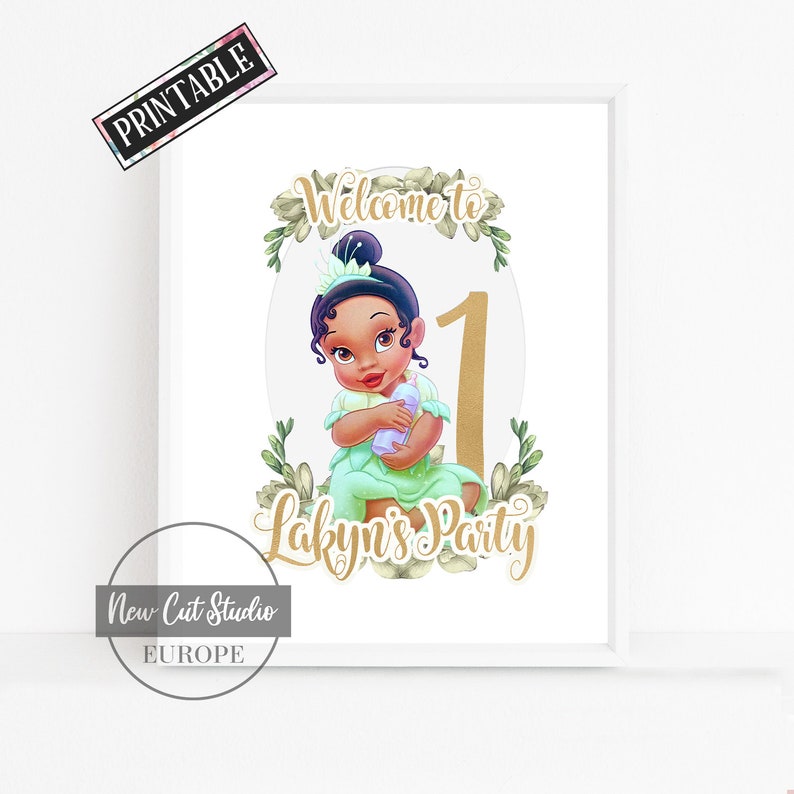 Princess and the Frog Party Princess Tiana Birthday Princess and the Frog Birthday Tiana 1 Baby Tiana Birthday
