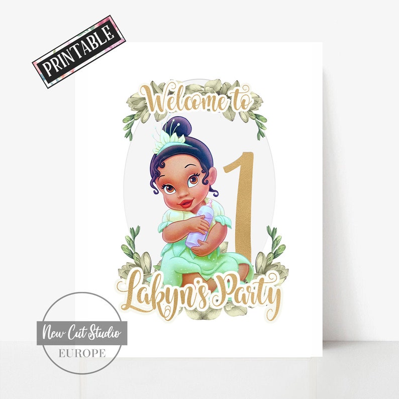 Princess and the Frog Party Princess Tiana Birthday Princess and the Frog Birthday Tiana 1 Baby Tiana Birthday