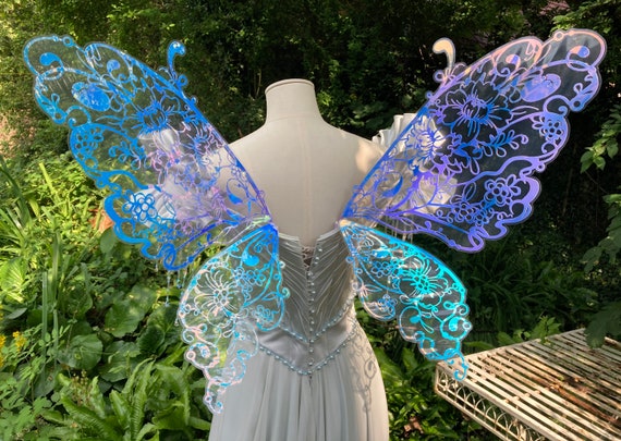 Fairy Wings Halloween Costume 2022 Fairy Wings Adult Costume Prop Wedding Wings In Unicorn Etsy India