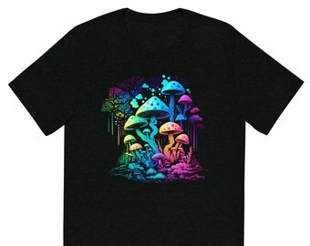 Psychedelic Clothes | Psychedelic Mushroom Shirt | Trippy Mushrooms Unisex T | Shirts For Men | Shirts For Woman | Hallucinogenic Shirt
