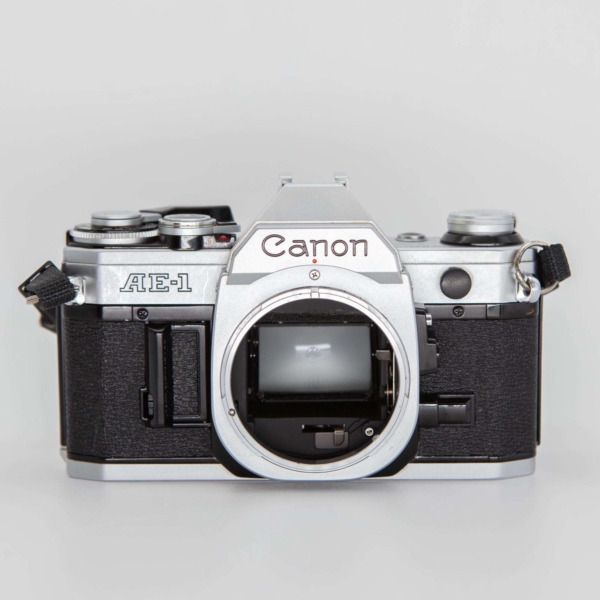 Canon AE-1 SLR Camera W/ Lenses, Flash, Case - 1980 Olympic