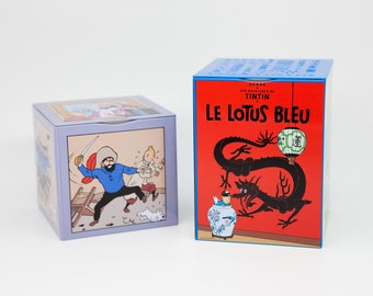 Tintin Boxes: Hergé Comic Book Decor, Captain Haddock & Milou, Set of 2