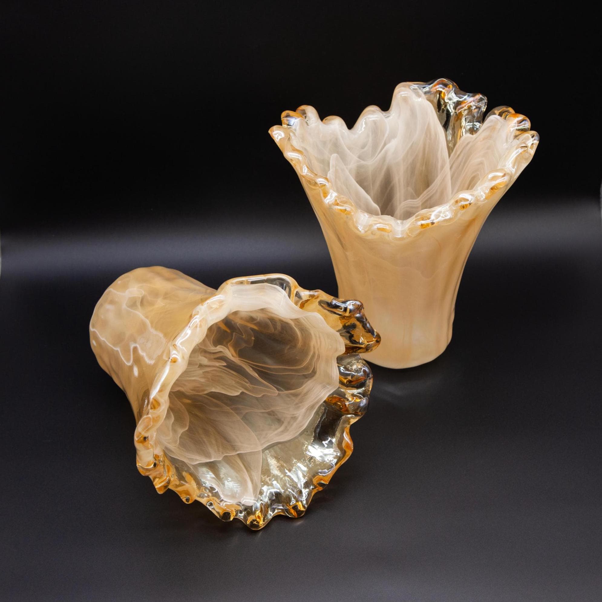 Murano Glass Vase Set: 1970s Venice Italy - Etsy Canada
