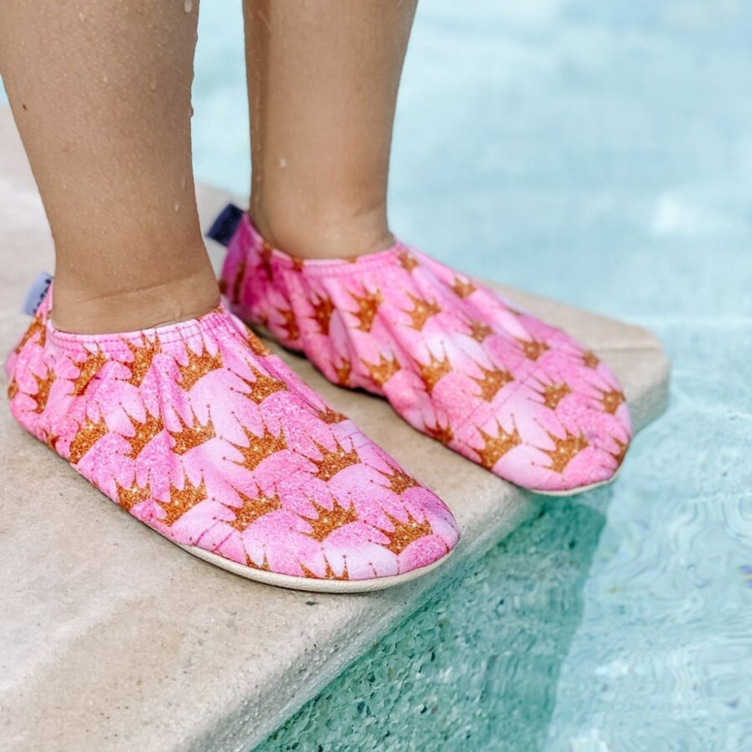 Slip Stop Boys Girls Swim Shoes Kids Beach Surf Water Aqua Etsy