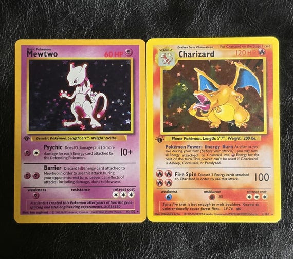 mewtwo card first edition PSA 7 ROCKET'S MEWTWO HOLO-1ST EDITION