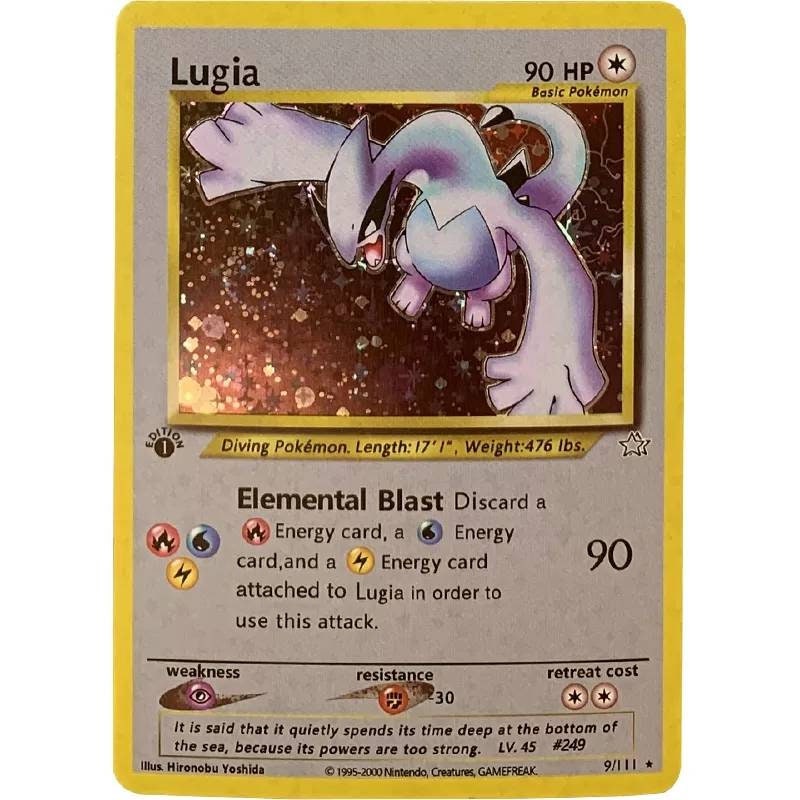 Pokémon Cards 1st Set Edition Foil Flash Cards Lugia Neo