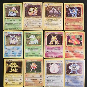 12 cartes pokémon holographiques de haute qualité, faites main, faites main, livraison rapide