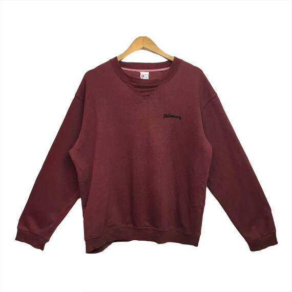 brown hanes crewneck