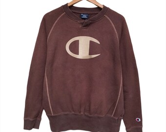 champion sweater brown