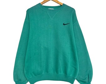 Green Nike Crewneck - Etsy Hong Kong