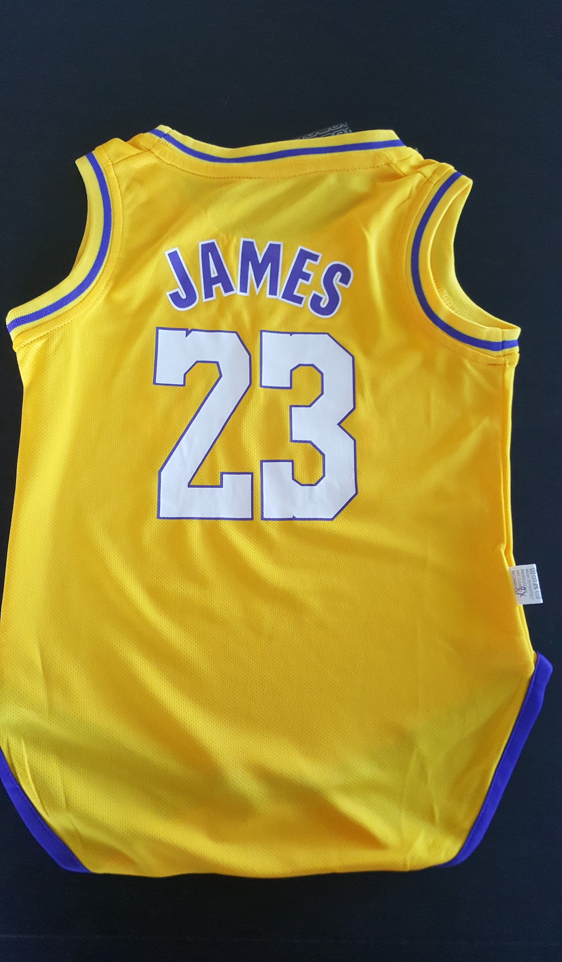 Baby Basketball Jersey Los Angeles Yellow Infant Onesie Romper Etsy