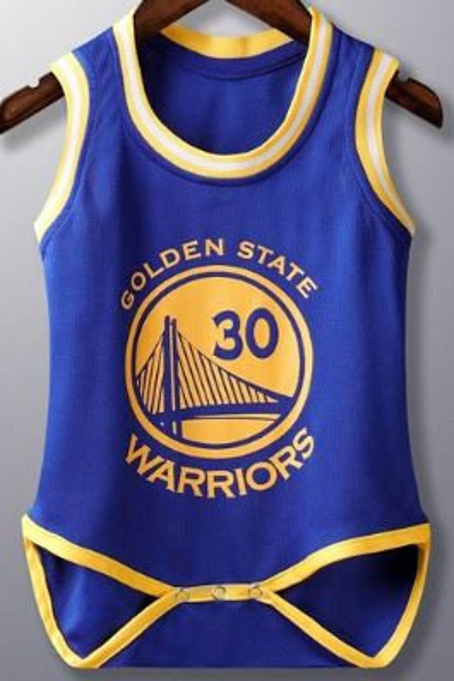 Baby Basketball Jersey Golden State 30 Blau Baby Onesie Etsy