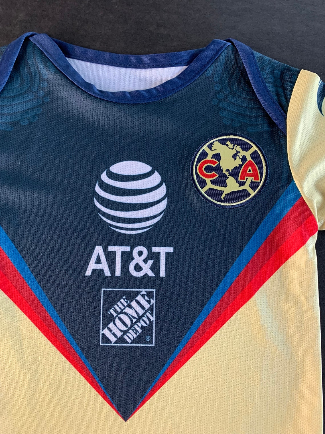 Club America Baby Soccer Jersey Onesie Etsy