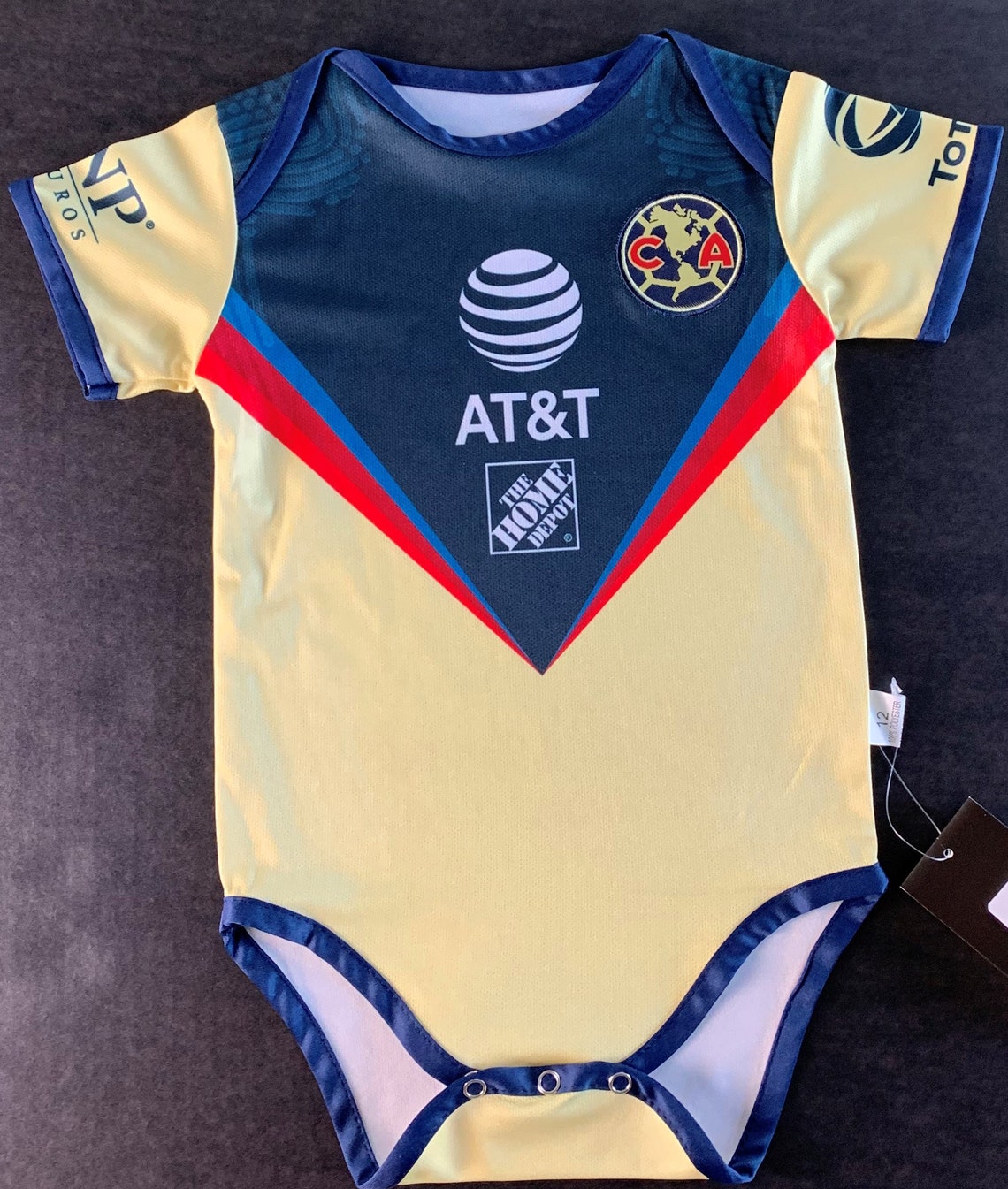Club America Baby Soccer Jersey Onesie Etsy