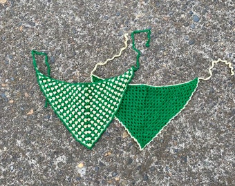 Gehaakte bandana: groene haarsjaal, UO Colors