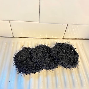 Dish Scrubbies - Set of 3, Dish Scrubber, Dish Cleaning Scrub, Crochet Dish Scrubbies, Eco-Friendly Cleaning Supplies, Earth Friendly Items