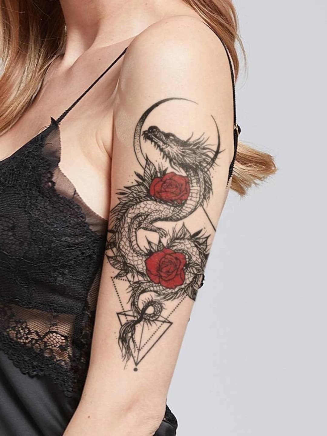 25 Best Dragon Tattoos for Women  Dragon tattoo for women Dragon tattoo  arm Dragon sleeve tattoos