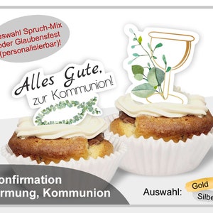 Tortenaufleger Photocake Kuchenaufleger Kommunion Konfirmation Firmung Mädchen Junge personalisiert mit Foto Namen Tortendeko KO-TO-30-00-00 Bild 7